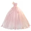 Lovely Candy Pink Prom Dresses 2023 Ball Gown Organza Strapless Sleeveless Backless Floor-Length / Long Prom Formal Dresses