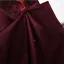 Vintage / Retro Burgundy Prom Dresses 2025 A-Line / Princess Strapless Sleeveless Backless Floor-Length / Long Prom Formal Dresses