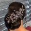 Fashion Silver Handmade  Pearl Rhinestone Alloy Bridal Hair Accessories 2023
