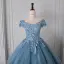 Élégant Rougissant Rose Fait main Perlage Paillettes En Dentelle Fleur Robe De Bal 2026 Robe Boule De l'épaule Sans Manches Dos Nu Longue Tulle Robe De Ceremonie