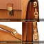 Vintage / Retro Brown Leather Street Wear Women's Bags 2022 Tote Bag Shoulder Bags