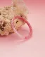Mode Farbverlauf Rosa Kirschblüte Handgefertigt Natürlicher Kristall Armbänder Brautaccessoires 2025