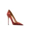 Schöne Burgunderrot Abend Satin Pumps 2024 10 cm Stilettos Spitzschuh Pumps Hochhackige