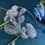 Piękne Srebrny Rhinestone Stop Ślub Ozdoby Do Włosów Ślubne 2024