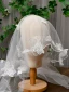 Elegant White Lace Flower Wedding Veils 2024 3 m Tulle Chapel Train Wedding