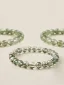 Chic / Beautiful Green Handmade  Green Phantom Crystal Bracelets 2025 Accessories