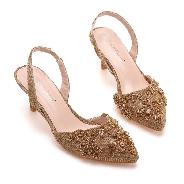 Bling Bling Sky Blue Rhinestone Prom Womens Shoes 2023 6 cm Stiletto Heels Pointed Toe Womens Sandals High Heels