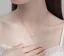 Lovely Rose Gold Butterfly Rhinestone Sterling Silver Prom Necklaces Accessories 2023