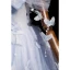Elegant Sky Blue Butterfly Appliques Pearl Sequins Prom Dresses 2023 A-Line / Princess Off-The-Shoulder Sleeveless Backless Floor-Length / Long Prom Formal Dresses