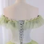 Modern / Fashion Sage Green Sequins Prom Dresses 2023 Ball Gown Off-The-Shoulder Sleeveless Backless Floor-Length / Long Prom Formal Dresses