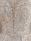 Vintage / Retro Ivory Beading Sequins Wedding Dresses 2023 Ball Gown Satin V-Neck Long Sleeve Court Train Wedding