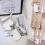 Sexy White Cocktail Party Womens Sandals 2023 17 cm Thick Heels Open / Peep Toe Sandals High Heels