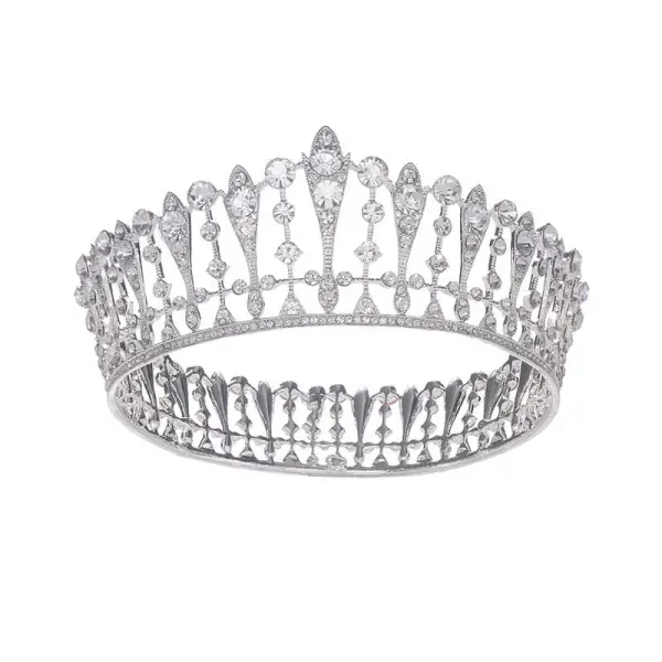Niezwykły Srebrny Rhinestone Stop Ślub Tiara 2022 Ozdoby Do Włosów Ślubne