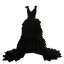 Sexy Black Cascading Ruffles Asymmetrical Cocktail Dresses Prom Dresses 2022 A-Line / Princess Spaghetti Straps Sleeveless Backless Formal Dresses