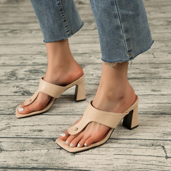 Modest / Simple White Street Wear Womens Sandals 2022 7 cm Stiletto Heels Open / Peep Toe Sandals High Heels