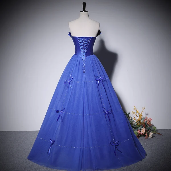 Elegant Black Pearl Bow Prom Dresses 2022 A-Line / Princess Strapless Sleeveless Backless Floor-Length / Long Prom Formal Dresses
