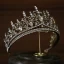 Vintage / Originale Charmant Blanche Faux Diamant Mariage Accessoire Cheveux Mariage Tiare 2022 Zircon Alliage Tiare