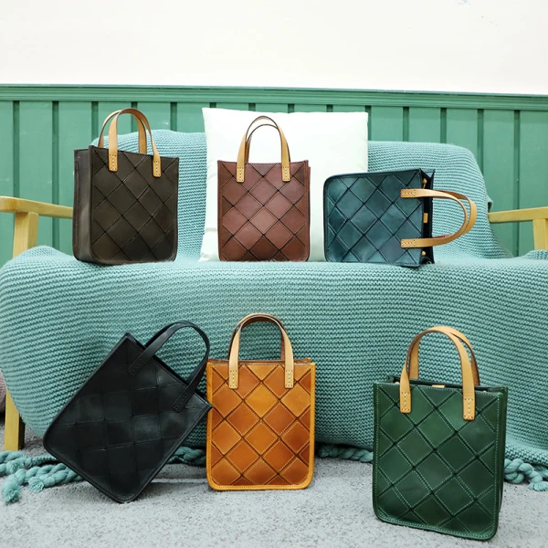 Fashion Green Leather Casual Shoulder Bags Tote Bag Women's Bags 2022