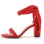 Roman Black Summer Street Wear Womens Sandals 2023 Ankle Strap 7 cm Stiletto Heels Open / Peep Toe Sandals High Heels