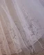 Vintage / Retro Ivory Lace Flower Wedding Dresses 2024 A-Line / Princess High Neck Beading Pearl Bow Long Sleeve Backless Floor-Length / Long