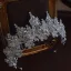 Charmant Argenté Fait main Faux Diamant Cristal Alliage Mariage Couronner Accessoire Cheveux Mariage 2025