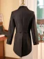 Black 6-piece Long Sleeve Boys Wedding Suits 2024 Body Jewellery Coat Pants Shirt Tie Vest