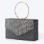 Charming Bling Bling Sequins Rhinestone Tassel Blushing Pink Evening Party Clutch Bags 2023