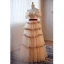 Charming Gold Beading Pearl Rhinestone Prom Dresses 2023 A-Line / Princess Off-The-Shoulder Short Sleeve Backless Floor-Length / Long Formal Dresses