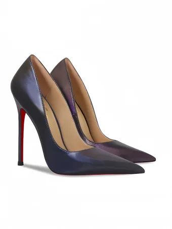 Chic Beautiful Purple Leather Evening Party Pumps 2026 12 Cm Stiletto Heels Pointed Toe Pumps High Heels
