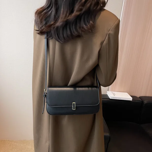 Simple Noire Désinvolte Sacs Pour Femmes Sac de messager 2023