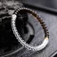 Style Chinois Deux tons Noire Blanche Fait main Cristal Naturel Bracelets Accessorize 2026