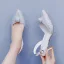 Chic / Beautiful Multi-Colors Rhinestone White Wedding Shoes 2026 6 cm Stiletto Heels Pointed Toe Wedding High Heels