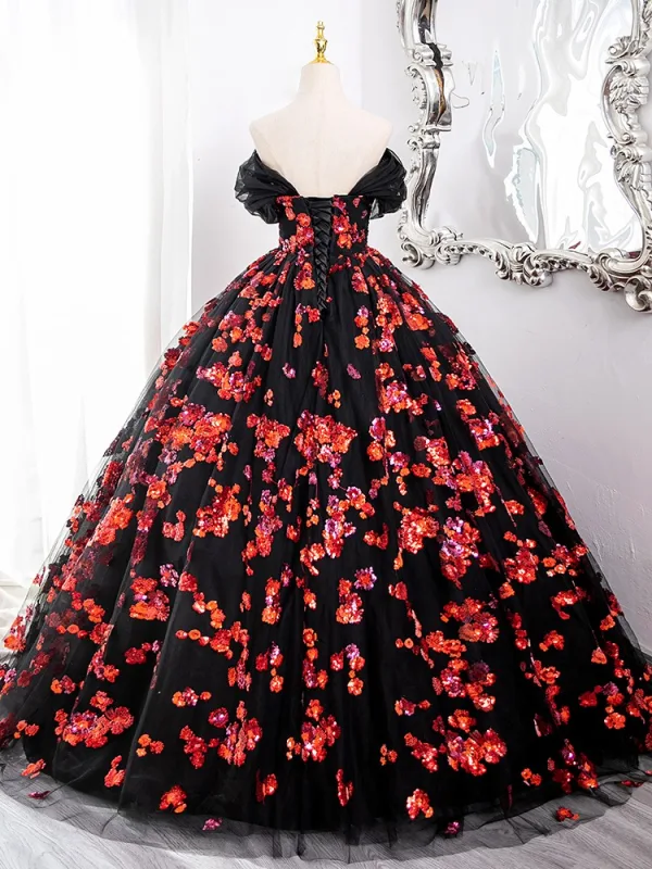 Schöne Schwarz Pailletten Ballkleider 2024 Ballkleid Bandeau Ärmellos Rückenfreies Lange Ball Festliche Kleider