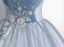 Elegant Sky Blue Beading Lace Flower Pearl Sequins Prom Dresses 2024 A-Line / Princess Off-The-Shoulder Short Sleeve Backless Floor-Length / Long Prom Formal Dresses