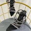 Sexy Noire Soirée Faux Diamant Sandales Femme 2022 Bride Cheville 11 cm Talons Aiguilles À Bout Pointu Sandales Talons Hauts