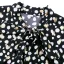 Elegant Green Printing Floral Chiffon Women Blouses 2021 Loose High Neck Work Street Wear Fall Spring Long Sleeve Tops