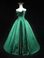 Élégant Vert Robe De Bal 2025 Robe Boule Bustier Sans Manches Dos Nu Longue Promo Robe De Ceremonie