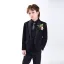 Noire Manches Longues Mariage Costume Garçon Mariage 2025 Bijoux De Corps Manteau Pantalon Chemise Cravate Gilet