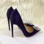 Chic / Beautiful Satin Purple Rhinestone Pumps 2022 Cocktail Party 12 cm Stiletto Heels Pointed Toe Pumps High Heels