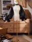 Unusual Black Handmade  Puffy Short Sleeve Evening Party shawl Polyester 2025 High Neck