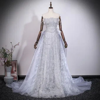 Sparkly Silver Beading Sequins Rhinestone Prom Dresses 2026 A Line Princess Strapless Sleeveless Backless Floor Length Long Formal Dresses