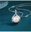 Eleganta Silver Rhinestone Pärla Saterling Silver Bal Örhängen Halsband Tillbehör 2023