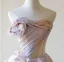 Chic / Beautiful Blushing Pink Printing Prom Dresses 2025 Ball Gown Strapless Sleeveless Backless Floor-Length / Long Formal Dresses