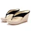 Modern / Fashion Black Street Wear Beach Womens Sandals 2022 9 cm Wedges Open / Peep Toe Womens Shoes