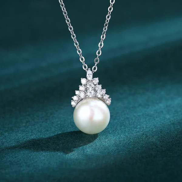 Fashion Silver Pearl Rhinestone Sterling Silver Prom Necklaces Earrings Accessories 2023