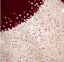 Chic / Belle Bordeaux Faux Diamant Paillettes Robe De Bal 2024 Princesse Encolure Carrée Manches Longues Longue Promo Robe De Ceremonie