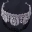 Charming Gold Crystal Rhinestone Wedding Tiara Bridal Hair Accessories 2022 Alloy