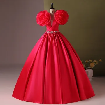 Medieval Fuchsia Rhinestone Appliques Prom Dresses 2024 Satin Ball Gown Scoop Neck Sleeveless Backless Floor Length Long Prom Formal Dresses