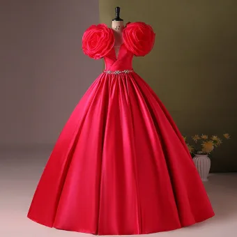 Medeltida Fuchsia Rhinestone Appliqués Balklänningar 2024 Satin Balklänning Urringning Ärmlös Halterneck Långa Bal Formella Klänningar
