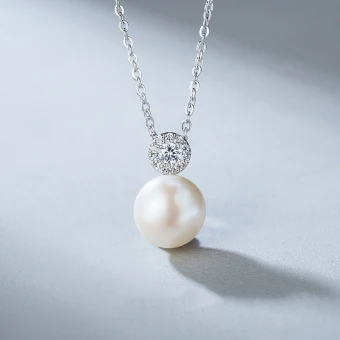 Elegant Silver Pearl Sterling Silver Prom Necklaces Accessories 2023